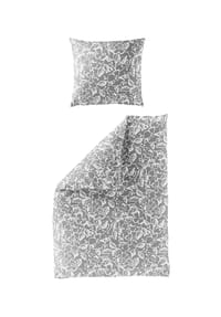 BIERBAUM - Mako-Satin Bettwäsche - GRAU
