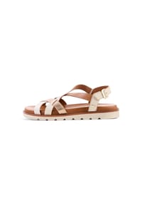 camel active - Sandale mit Lederfußbett - Braun