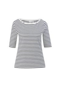 s.Oliver BLACK LABEL - Jerseyshirt, Halbarm, für Damen - 02G0  WHITE