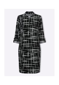 Witt - Druck-Kleid - schwarz-weiß-bedruckt