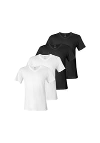 nur der - T-Shirt Cotton Active - schwarz