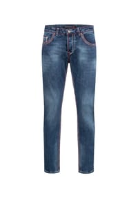 Rock Creek - Jeans Comfort Fit dicke Nähte Loose Fit - Dunkelblau