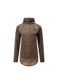 eivy - Funktionsshirt Icecold mit extra hohem Kragen - Leopard