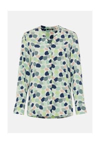 olsen - Hemdbluse, Split-Neck, für Damen - 50212 SALVIA GREEN