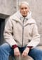 AMBER & JUNE Plüschjacke mit abnehmbarem Westenteil Bild 9