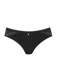 s.Oliver - String, Spitzenbordüre, Anhänger, für Damen - BLACK