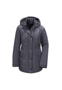 GOLDNER - Kurzgröße:  Jacke mit Kapuze und Steppfutter - graphit