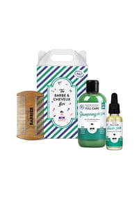 MONSIEUR BARBIER - Bart- & Haarpflege-Set - White