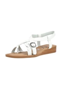 Blowfish® MALIBU - Lederimitat Sandalen - Schwarz/Weiß