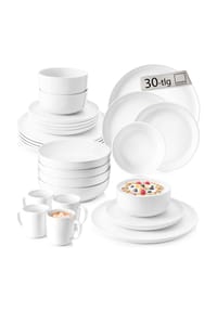 SÄNGER Porzellan Geschirrserie Marlo - Marlo - Weiss- Kaffeebecher Set Marlo 6 teilig