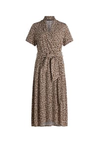 BETTY BARCLAY - Midikleid mit Volant - Beige/Khaki