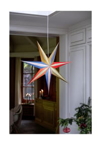 REMEMBER® - Papierstern "WPS02" - MEHRFARBIG
