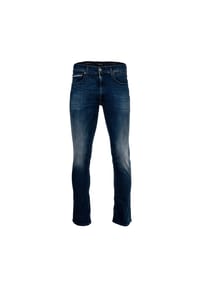 REPLAY - Herren Jeans - GROVER, Länge 32, Stretch Denim, Straight Fit - Dunkelblau