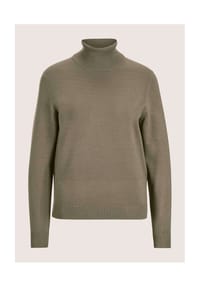 MADELEINE - Schmaler Feinstrickpullover - beige / melange