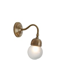 LOBERON - Wandlampe Lamivelle messing/klar - messing/klar
