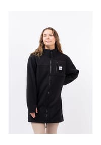 eivy - Fleecemantel feuchtigkeitsableitend, schnell trocknend - Black