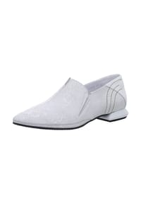 SIMEN - Klassische Slipper - weiss/silbern