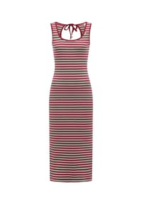 ragwear™ - Shirtkleid Montyca Stripes YOUMODO - Burgundy