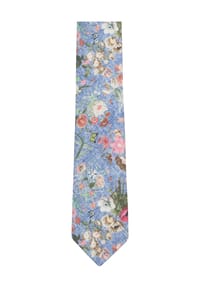 Prince BOWTIE Krawatte, Seide-Baumwoll-Gemisch, floral, für Herren Bild 1