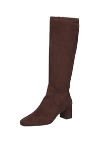 Caprice - Veloursleder Stiefel - Dunkelbraun