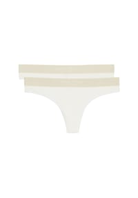 Marc O'Polo - String Iconic Rib - Grau