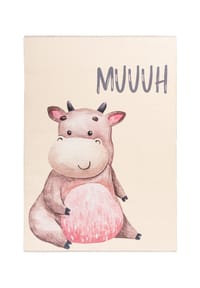 Kayoom - Kurzflor Kinder Teppich Joanna 618 muuh - multi