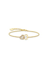 Thomas Sabo - Essentials Armband mit verschlungenen Herzen - gelbgoldfarben