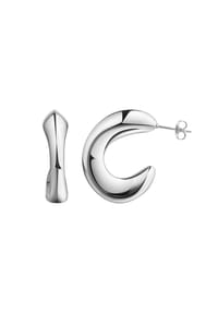 zeeme STAINLESS STEEL - Creolen Edelstahl - weiß
