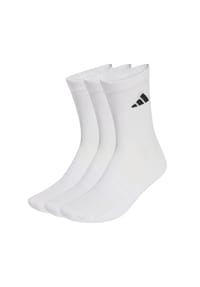adidas - Unisex Socken, 3er Pack - Cushioned Sportswear Crew Socks, Logo, gepolstert, einfarbig - Schwarz