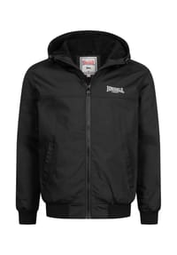 LONSDALE™ - Herren Jacke mit Kapuze normale Passform DUNSTER - Black/White