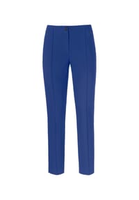 MADELEINE - Schlanke Stretch-Hose mit Biesen - dunkelpuder