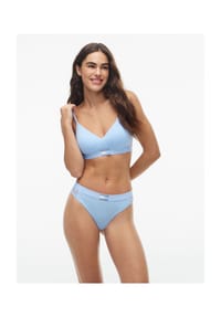 TOMMY HILFIGER - Bralette Heritage Lace, Logo-Bund, für Damen - C1T LIGHT BLUE