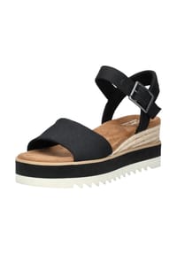 TOMS - Textil Sandalen - Schwarz