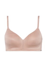 BeeDees® - Damen T-Shirt BH The One NP in schöner Matt-Glanz-Struktur-Optik - nude