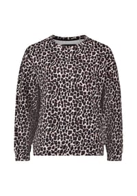BETTY BARCLAY - Sweatpullover mit Rundhalsausschnitt - Schwarz/Beige