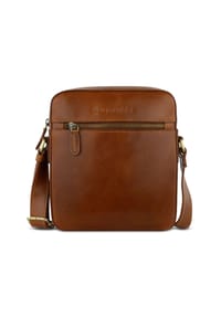 bugatti Remo - Umhängetasche REMO Echt Leder - cognac
