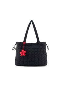 SEIDENFELT VAALA COLLECTION - Shoppertasche, Anhänger, Magnetverschluss, für Damen - BLACK