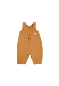 maximo® - GOTS BABY BOY-Overall, 3/4 Länge, Musselinstoff - altindigo-weiß-streifen