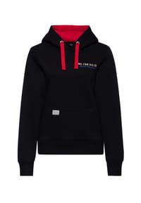 QUEEN KEROSIN - Hoodie mit plakativem Rückenprint We Can Do It - rot
