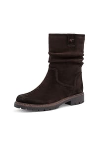 Tamaris - Stiefeletten, Veloursleder, für Damen - 304 MOCCA