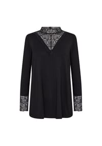 Wasabi CONCEPT - Shirtbluse Stella 8, Spitze, für Damen - 8980 CHOCOLATE PLU