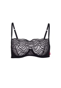 JOOP! JEANS - Bügelloser BH Wave Lace - black