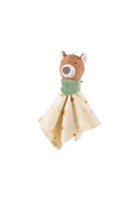 sigikid® - Schnuffeltuch sigibaby ,  für Babys und Kleinkinder - beige/braun