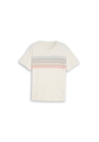 TOM TAILOR - T-Shirt, Baumwolle, für Herren - 10348 GARDEN WHITE