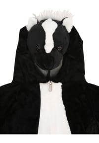 NET TOYS Stinktier Kostüm Skunk Overall 1,75-1,90m Marder