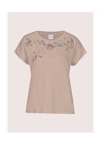 MADELEINE - Elegantes T-Shirt mit Glanzeffekten - berber