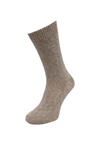 OROBLÙ - Socken Gwen, Wollanteil, für Damen - 08V  BEIGE MELANGE