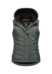 ragwear™ - Steppweste Hesty Print - Black