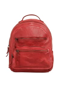 Cluty - Rucksack Echt Leder, Made In Italy - cognac