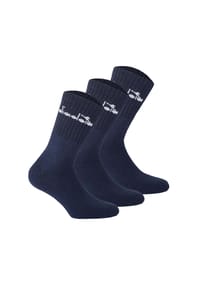 diadora - Unisex Tennissocken - 3er Pack, Logo - Dunkelblau